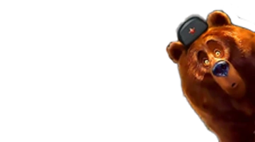 Изображение медведя в русской шапке, символизирующего приветственный бонус в Казино Вай.