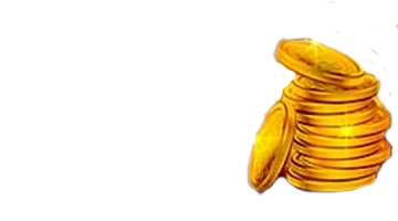 Изображение стопки золотых монет, представляющее бонус кэшбэка в Интернет-казино Вай.